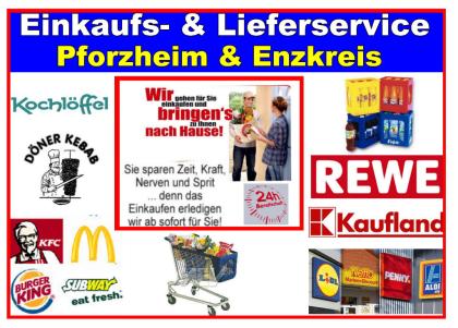 Einkaufsservice und Lieferservice Pforzheim Enzkreis