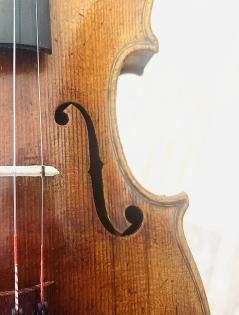 Schön geflammte alte 4/4 Geige Violine sehr guter Klang