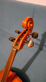 3/4 Violoncello Koffer Bogen - spielbereit mit Gutachten