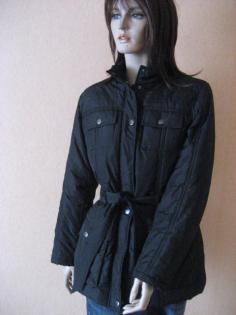 Damen Winterjacke Gr. 42 in schwarz
