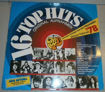 LP 16 Top Hits Original Aufnahmen