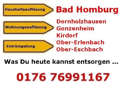 WOHNUNGSAUFLÖSUNG - HAUSHALTSAUFLÖSUNG - ENTRÜMPELUNG - Tel. 0176 76991167