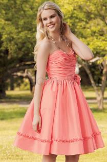 Schickes ärmelloses Homecoming Kleid - Dameo. de