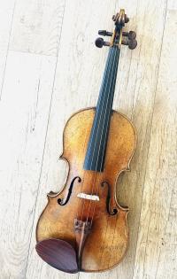 Schön geflammte alte 4/4 Geige Violine sehr guter Klang