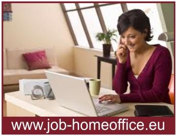 Selbstständig arbeiten von zu Hause im Home Office Online Job