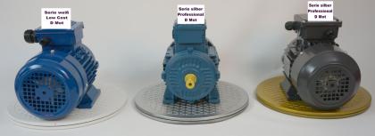 Elektromotor Weiß / Elektromotor Silber / Elektromotor Gold die 3 Serien von AQ Pluss Motoren