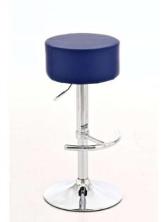 Barhocker mit Sitzpolster rund