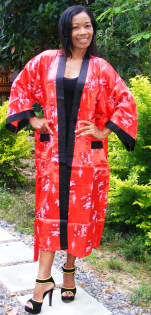Kimonos aus Satin für dei Dame und den Herren