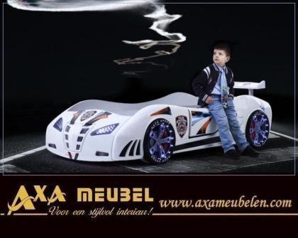 Polizei Autobett Rennwagenbett Police kinderzimmer AXA Möbel