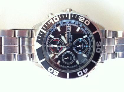 Seiko Chronograph water resist 100 m original keine Replika/Fälschung sehr g