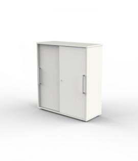 Büroschrank mit Schiebetüren Abmessung 100 x 40 x 111 cm B x T x H