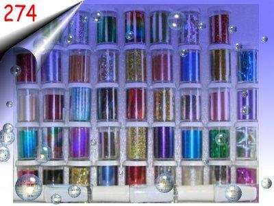 Nail Art Folie Set 46-er um 55 20Euro