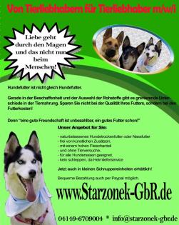 Hundefutter von Tierliebhabern für Tierliebhaber m/ w/ d