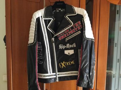 Philipp Plein Bikerjacke Lederjacke Concert neu