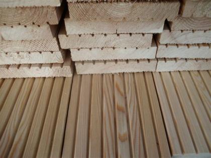 Holzterrasse Komplettset 16 m2 Sibirische Lärche inkl. Lieferung