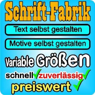 BOOTSAUFKLEBER SELBST GESTALTEN - SCHRIFT-FABRIK. DE