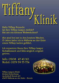 Tiffany Lampen Reparatur in Oberhausen NRW