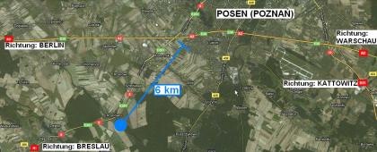 Invest wert Grundstück für einen Hotel/ Restaurant in der Nähe von Posen zum Ei