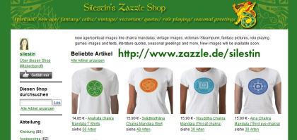Shirts und Accessoires mit Chakra Mandalas keltischen Mustern und weiteren Moti