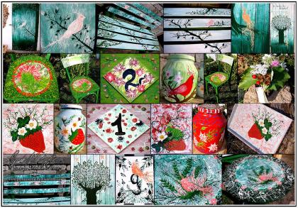 Antike kunstvolle Wohneinrichtungskreationen Lifestyle Artikel Shabby Chic