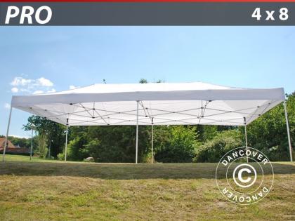 FleXtents Pro 4x8 m Aluminium weiss