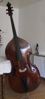Kontrabass ca. 1890 Mensur 107 cm 4-Saiter