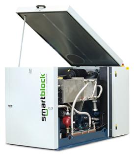 50 KW Gas BHKW zur Strom-und Wärmeerzeugung