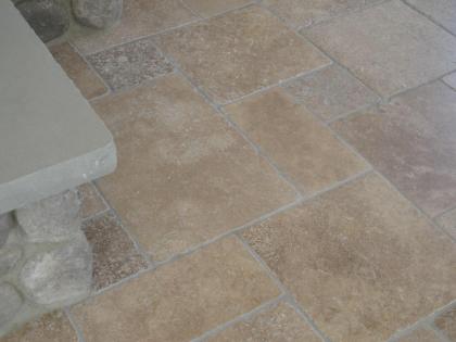 Travertin Noce antik Marmor Natursteinfliesen Bodenfliesen