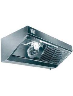 Wandhaube WMR 220x90x45 cm Filtertyp B Beleuchtung Motor