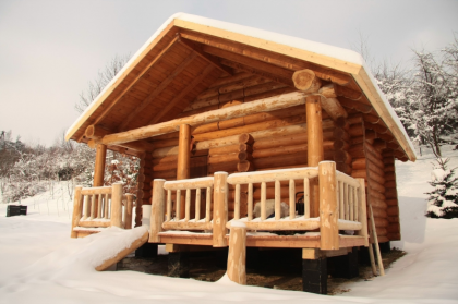 Naturstammhaus Ferienhäuser Sauna Holzhaus Blockhaus