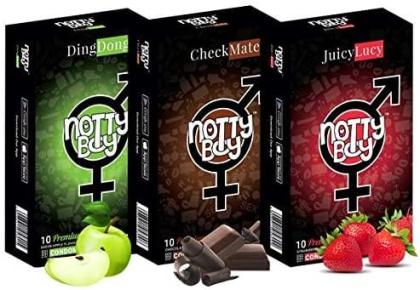 NottyBoy Kondom mit-Geschmack und noppen Textur Bulk Flavored Condom zu einem