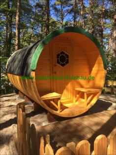 Schlaffass Campingfass Fasssauna Saunafass Gartensauna Außensauna Saunapod