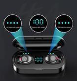 LED F9 TWS Wireless Smart Touch Control Ohrhörer Bluetooth 5. 0
