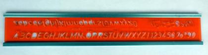 Schrift-Schablonen