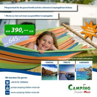 Pfingstschnäppchen 7 Tage Italien/Kroatien Venedig Triest Sardinien oder sog