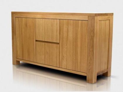 TESS KOMMODE AUS EICHENHOLZ LACKIERT MASSIVHOLZ BLUM-BESCHLÄGEN 180x50x78cm