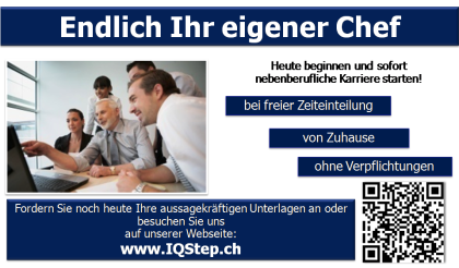 Wir bieten Ihnen den Einstieg in die Selbständigkeit ohne Risiko und Kapitalein