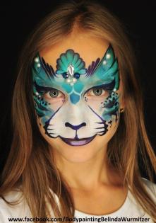 Pärchen steht für aktzeichnen/ malen -bodypainting modell -raum münchen