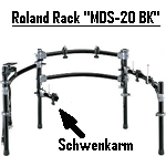 Roland MDS-20BK Drum Rack Stand