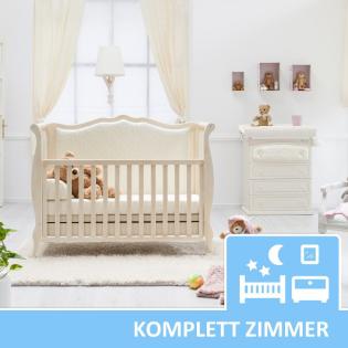 Kinder und Babyzimmer Shabby-Chic in antikweiß Rinascimento Azzurra