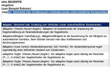 Nachschlagewerke fuer Ingenieure Wortschatz-Definitionen Mechatronik englisch