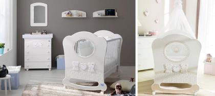 NEU NEU NEU - Babybett Zwei Teddybären