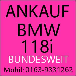 Auto verkaufen BMW 118i - Motorschaden Unfallschaden