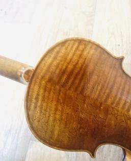 Schön geflammte alte 4/4 Geige Violine sehr guter Klang