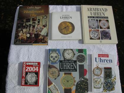 Uhren-Bücher abzugeben