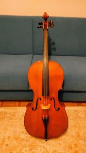3/4 Violoncello Koffer Bogen - spielbereit mit Gutachten