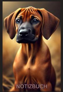 Rhodesian Ridgeback Notizbuch Buch Motiv Kalender Organizer Geschenkidee