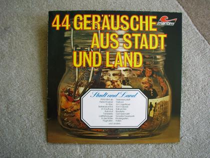 Langspielplatte mit Geräuschen 44 Stück