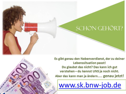 Nebenverdienst oder berufliche Veränderung