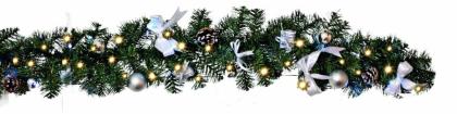 LED-Tannengirlande mit 40 cool light LED circa 270 x 15 cm